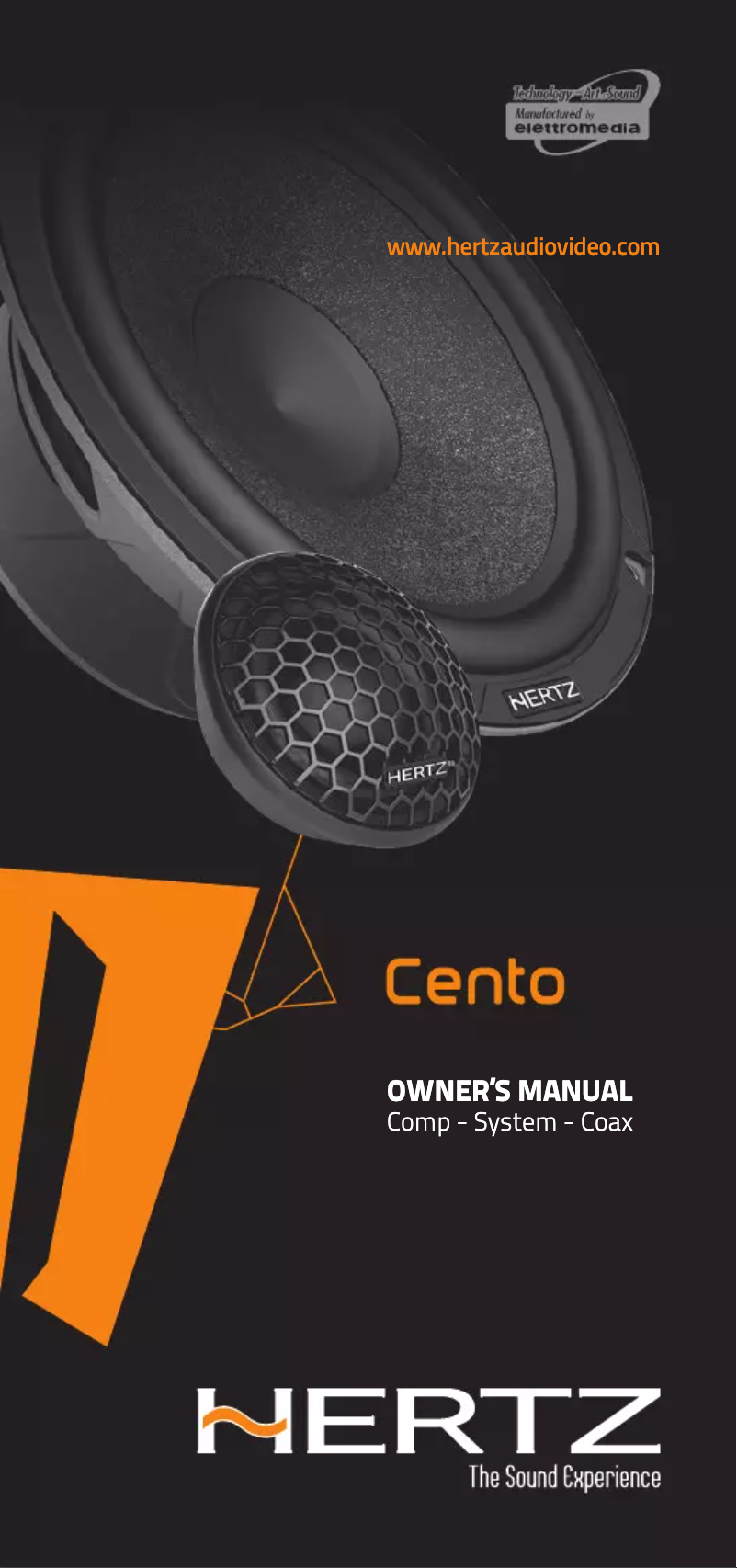 Page 1 de la notice Manuel utilisateur Hertz Cento Pro CK 165