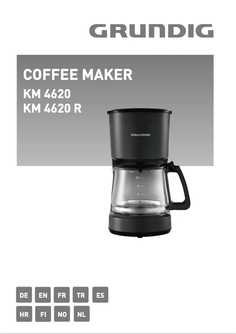 Image de la première page du manuel de l'appareil KM 4620