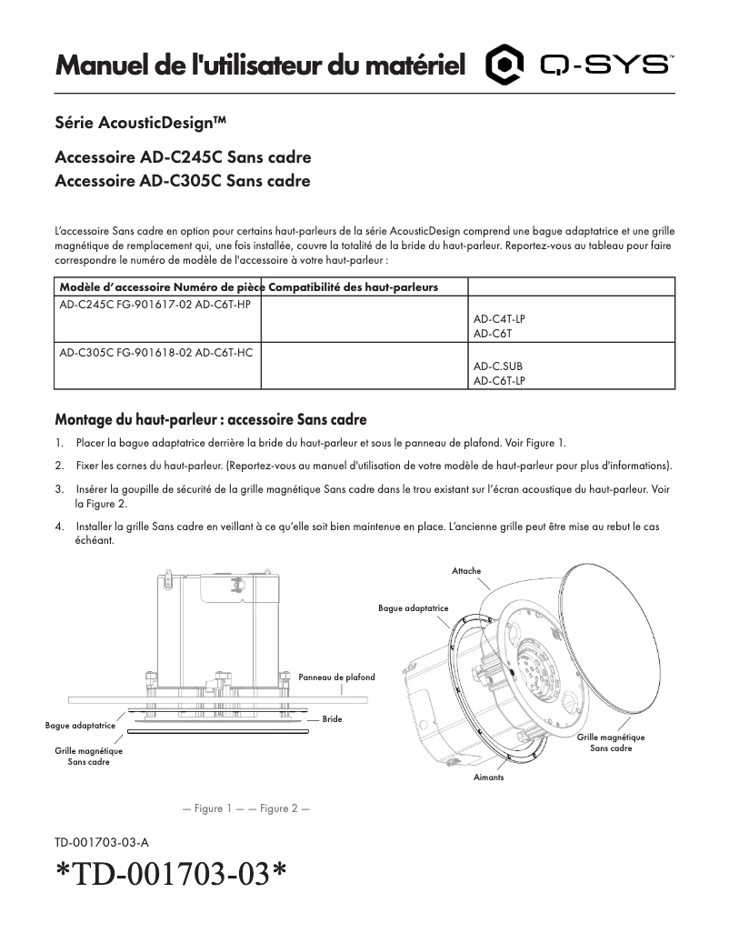 Image de la première page du manuel de l'appareil AD-C6T