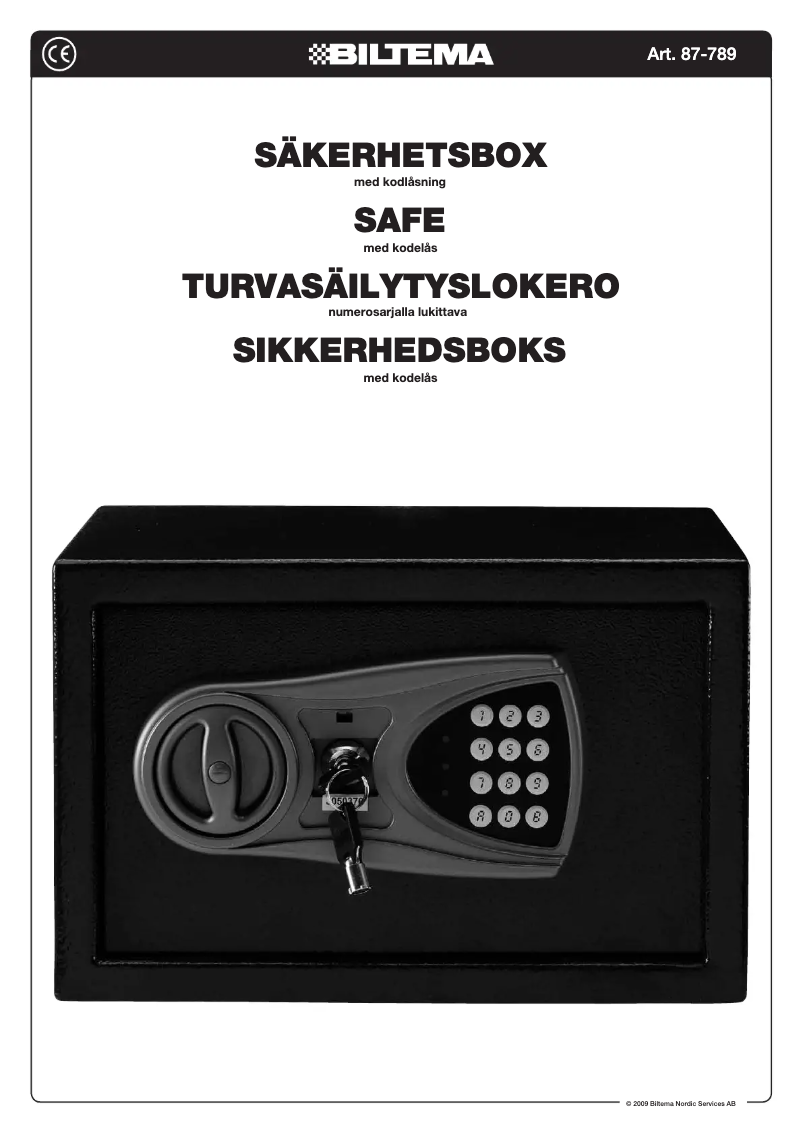 Image de la première page du manuel de l'appareil 87-789