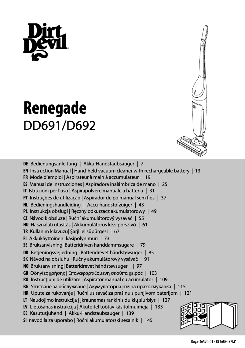 Image de la première page du manuel de l'appareil Renegade 18V DD691