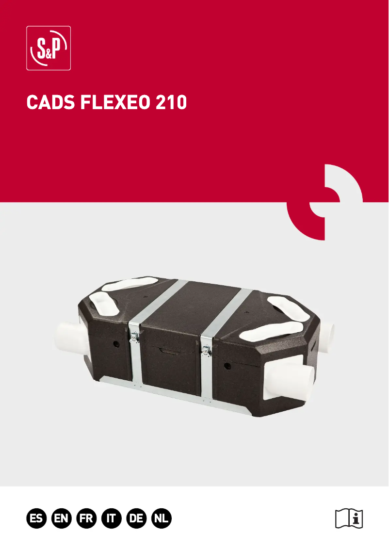 Page 1 de la notice Manuel utilisateur Soler & Palau CADS FLEXEO 210
