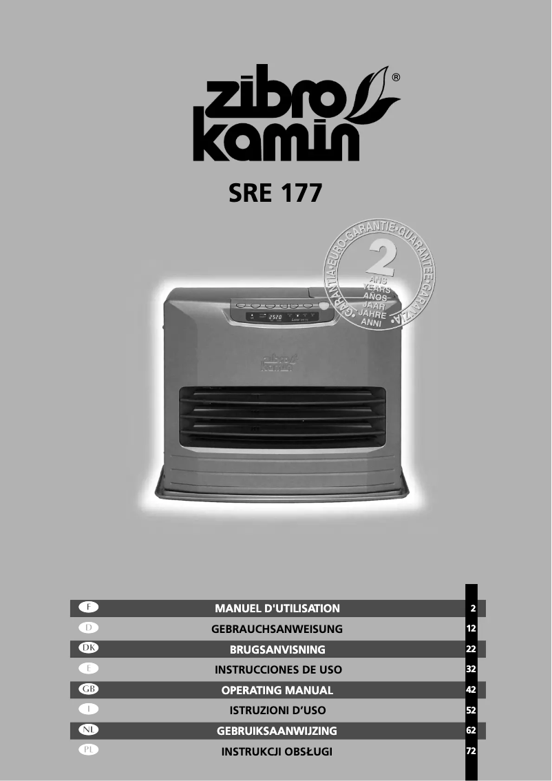 Page 1 de la notice Manuel utilisateur Zibro SRE 177