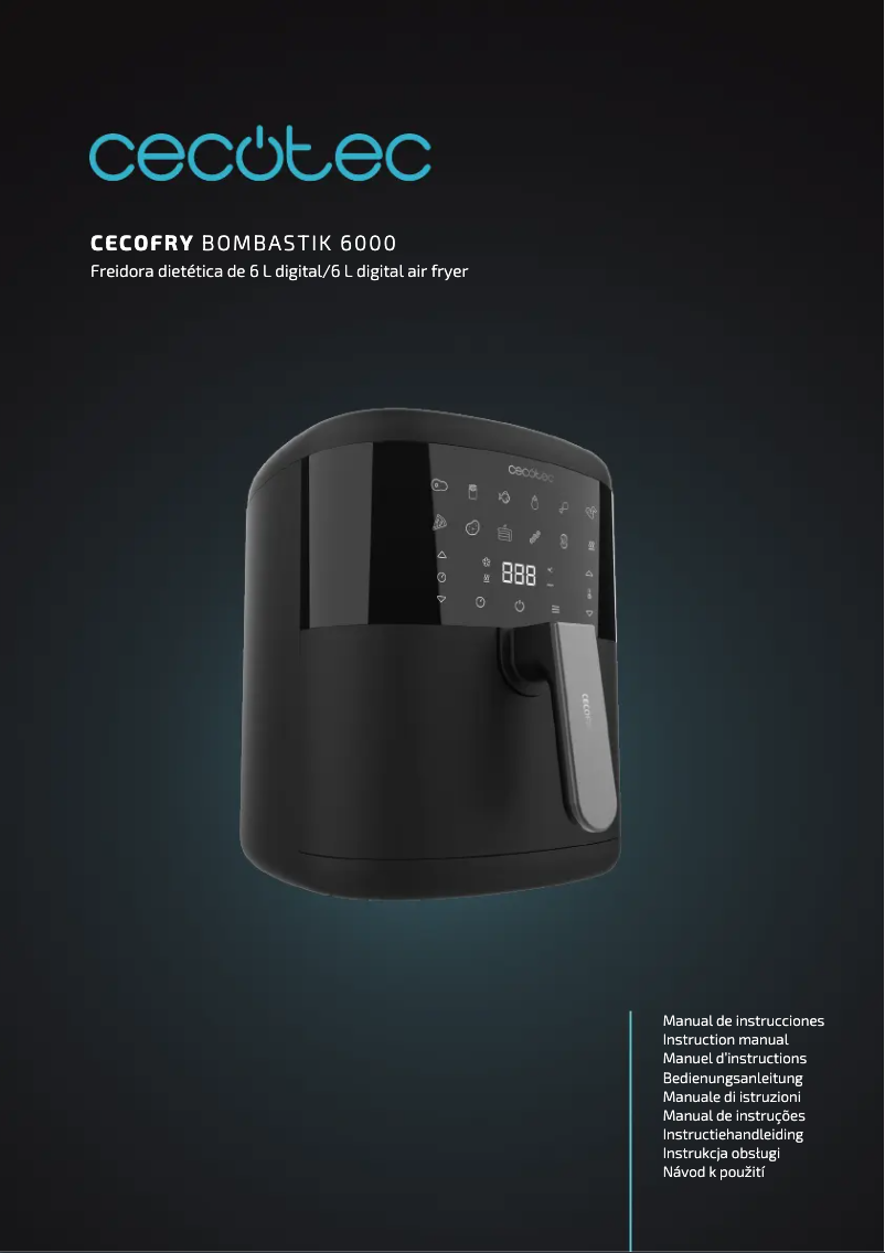 Page n°1 - Manuel utilisateur Cecotec Cecofry Bombastik 6000