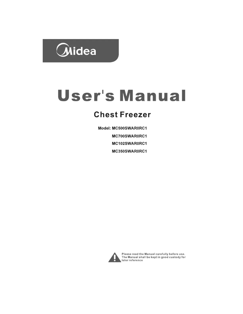 Page 1 de la notice Manuel utilisateur Midea MC700SWAR0RC1