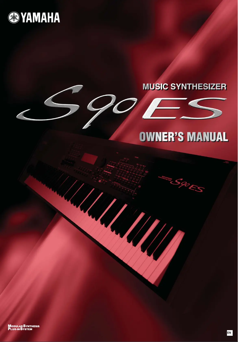 Image de la première page du manuel de l'appareil S90ES