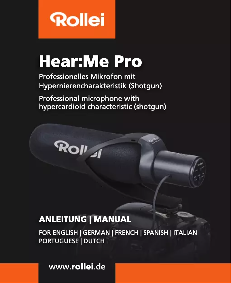 Page n°1 - Manuel utilisateur Rollei Hear:Me Pro 28701