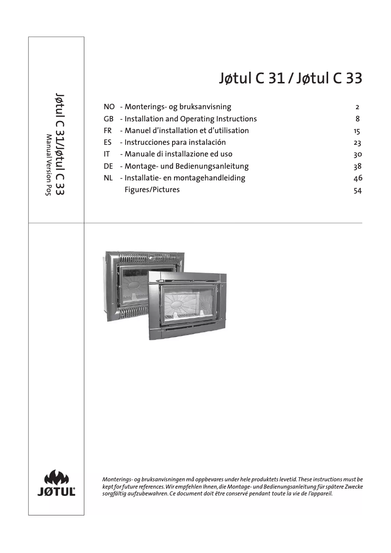Image de la première page du manuel de l'appareil C 31