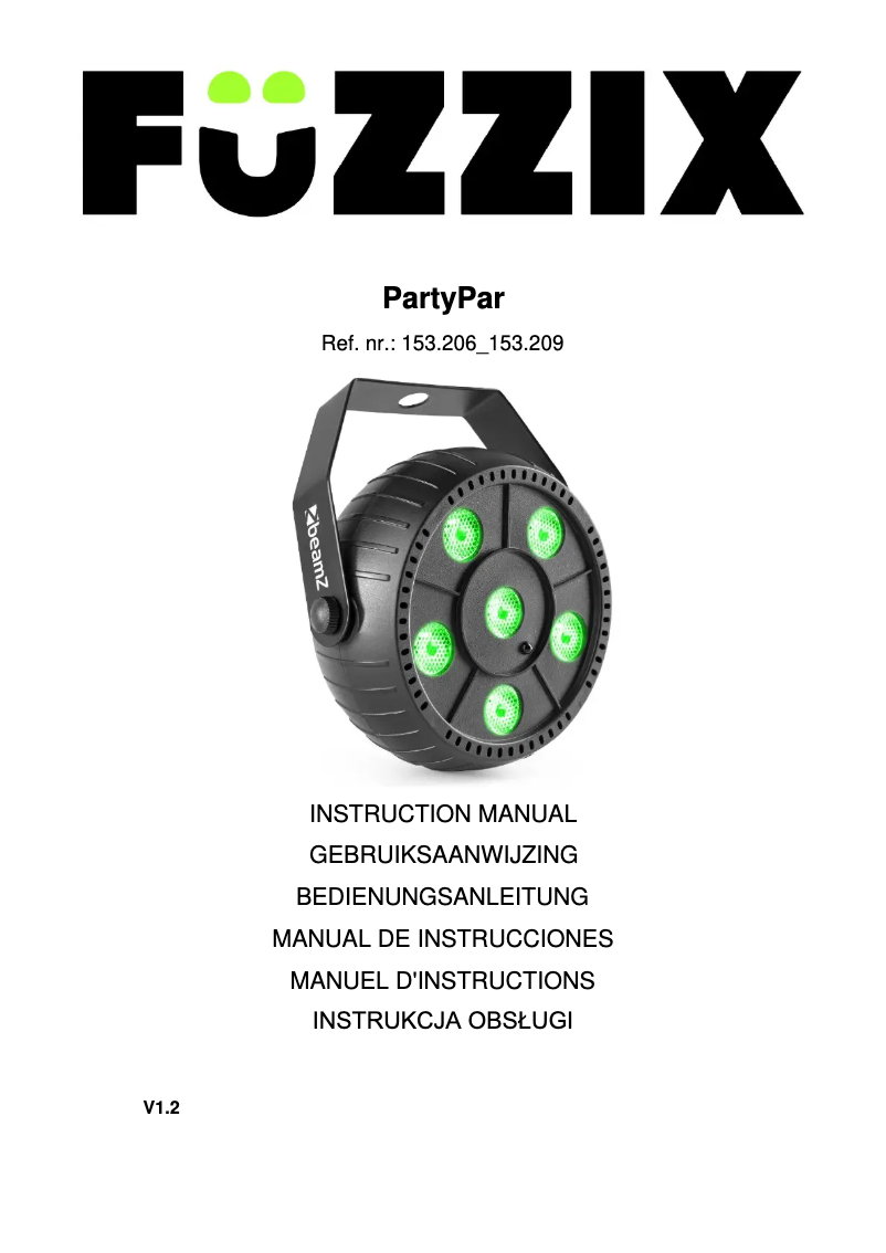 Page 1 de la notice Manuel utilisateur Fuzzix PLP10