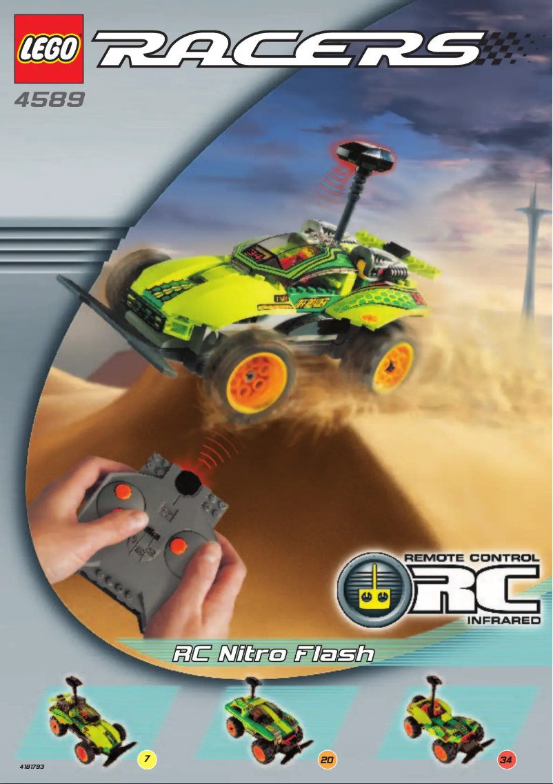 Page 1 de la notice Manuel utilisateur Lego RC Nitro Flash