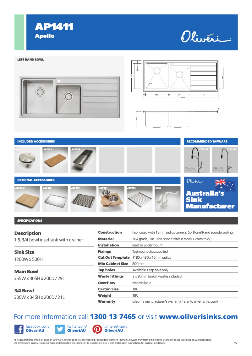 Image de la première page du manuel de l'appareil AP1411