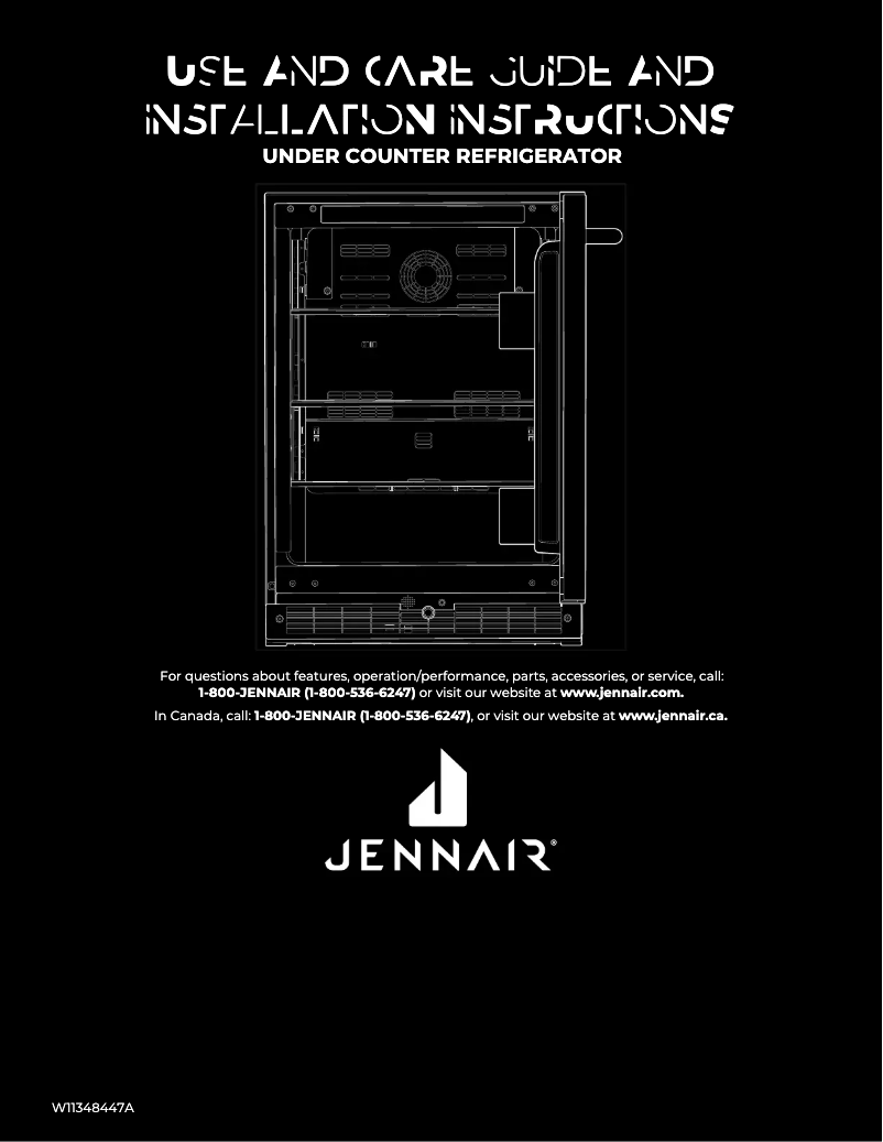 Page n°1 - Manuel utilisateur JennAir JURFL242HL