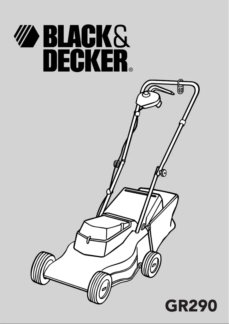 Page n°1 - Manuel utilisateur Black & Decker GR233