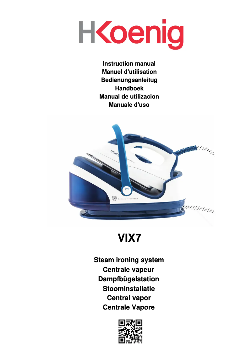 Page n°1 - Manuel utilisateur H.Koenig VIX7