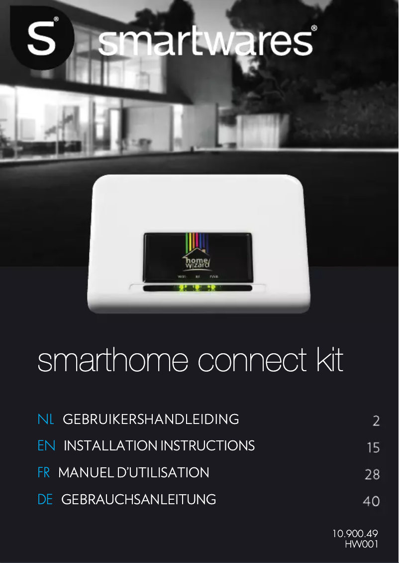 Page 1 de la notice Manuel utilisateur Smartwares HWK-000