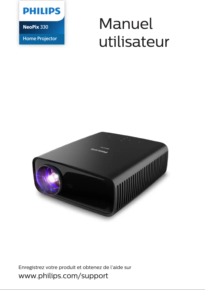 Page 1 de la notice Manuel utilisateur Philips NeoPix 330 NPX330