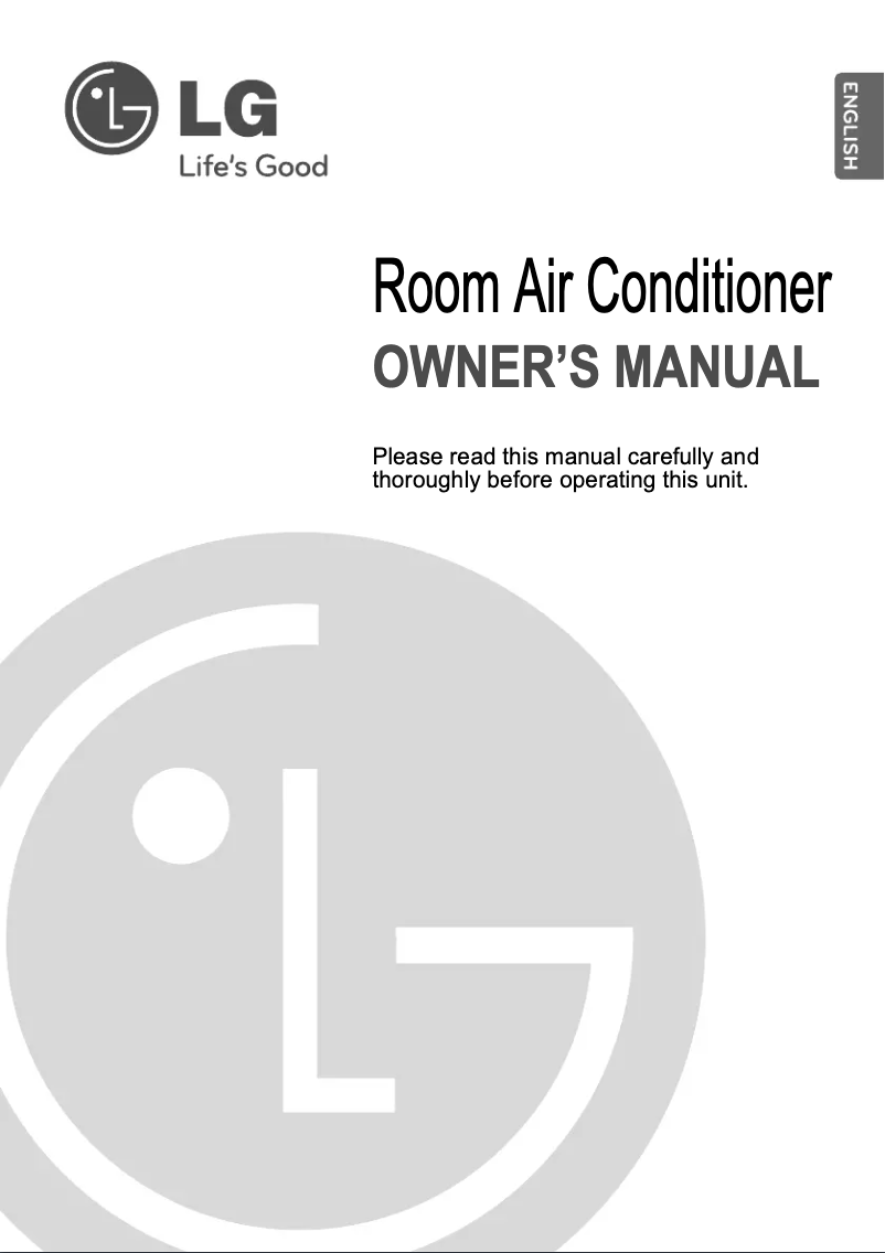 Page 1 of the manual User Manual LG LSU19YGVTY2