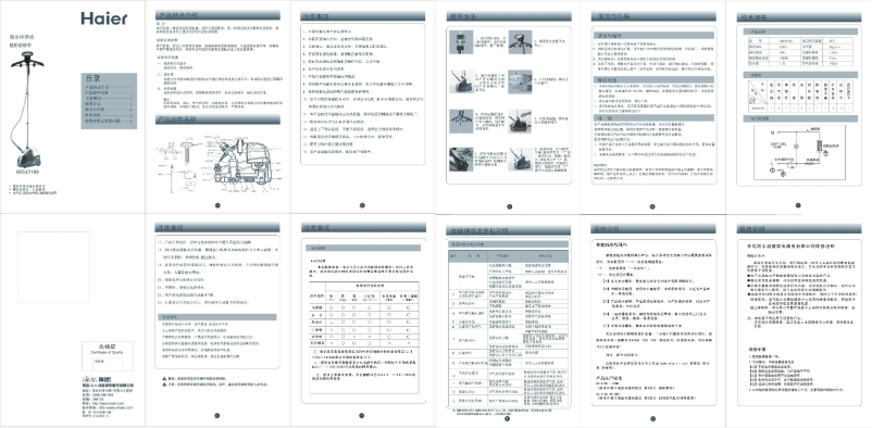 Page 1 de la notice Manuel utilisateur Haier HGS4210A