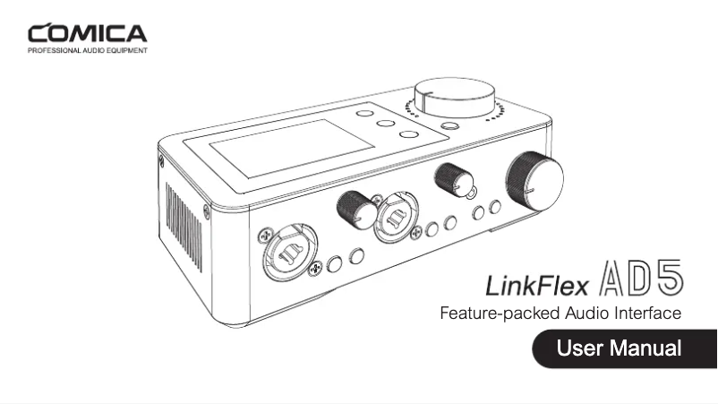 Page 1 de la notice Manuel utilisateur Comica LinkFlex AD5