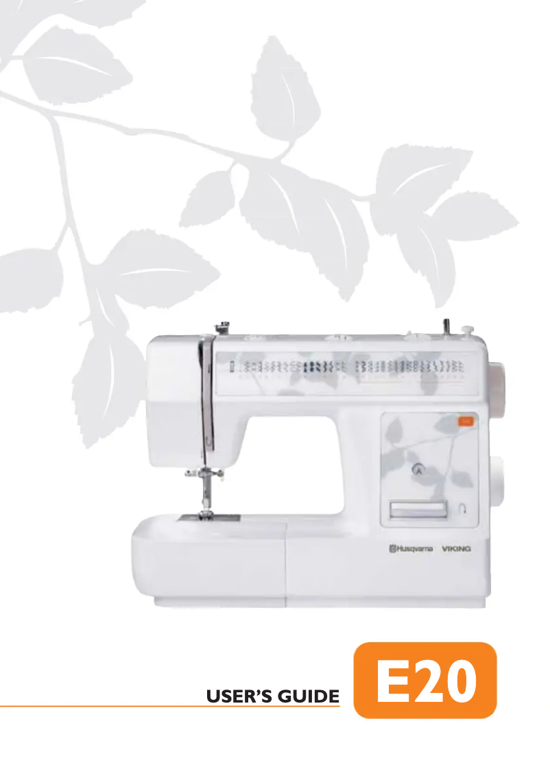 Image de la première page du manuel de l'appareil E20