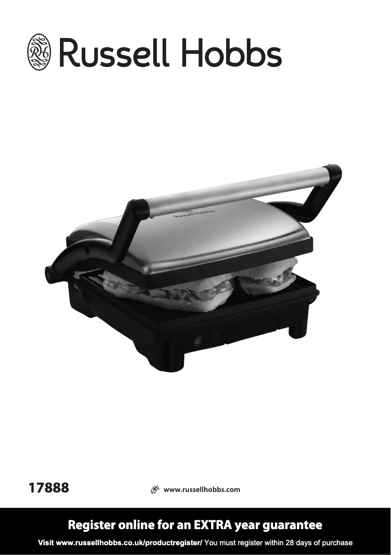 Page 1 de la notice Manuel utilisateur Russell Hobbs 17888