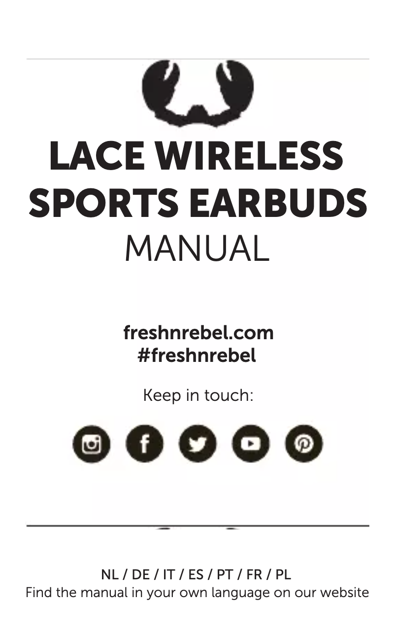 Page 1 of the manual User Manual Fresh 'n Rebel 3EP200IN