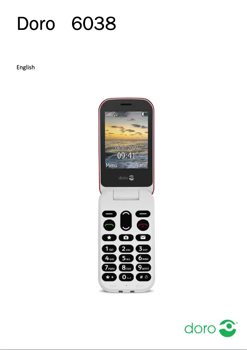 Página 1 del manual Manual de usuario Doro 6038
