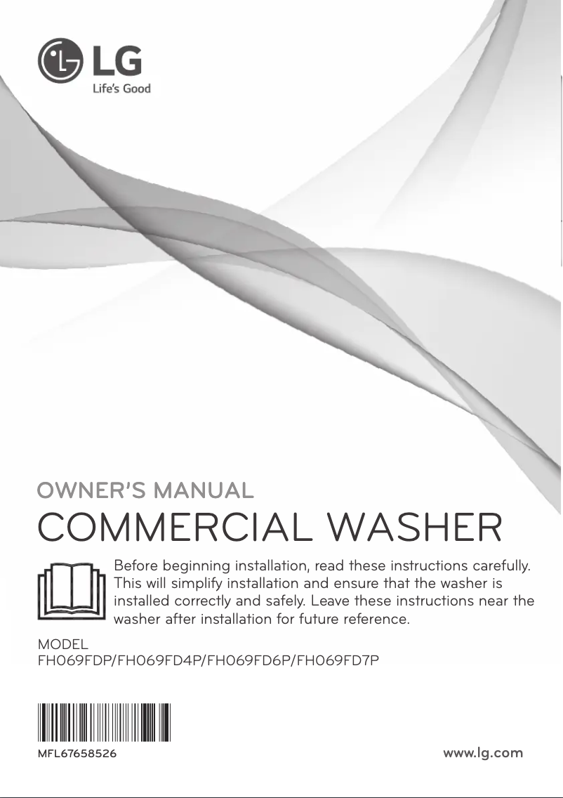 Page 1 de la notice Manuel utilisateur LG FH069FDP