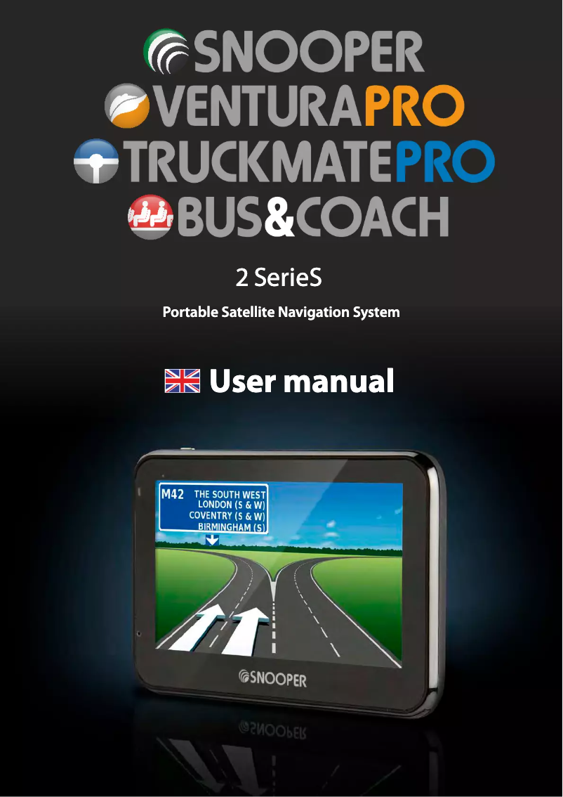 Page 1 de la notice Manuel utilisateur Snooper Truckmate S2700