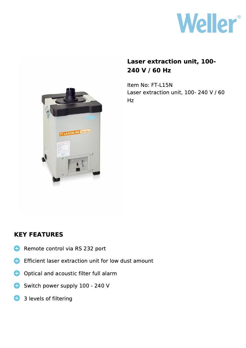 Image de la première page du manuel de l'appareil Laser Line LL 150