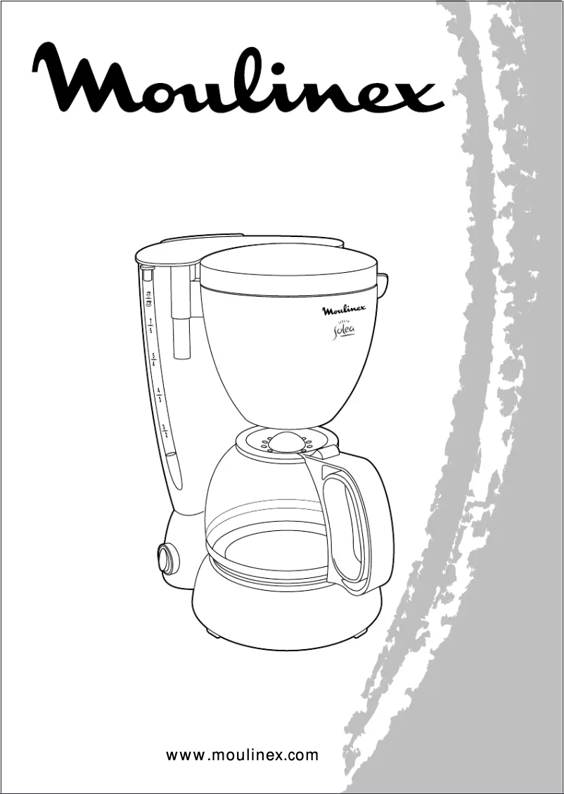 Page 1 de la notice Manuel utilisateur Moulinex Little Solea B CA1