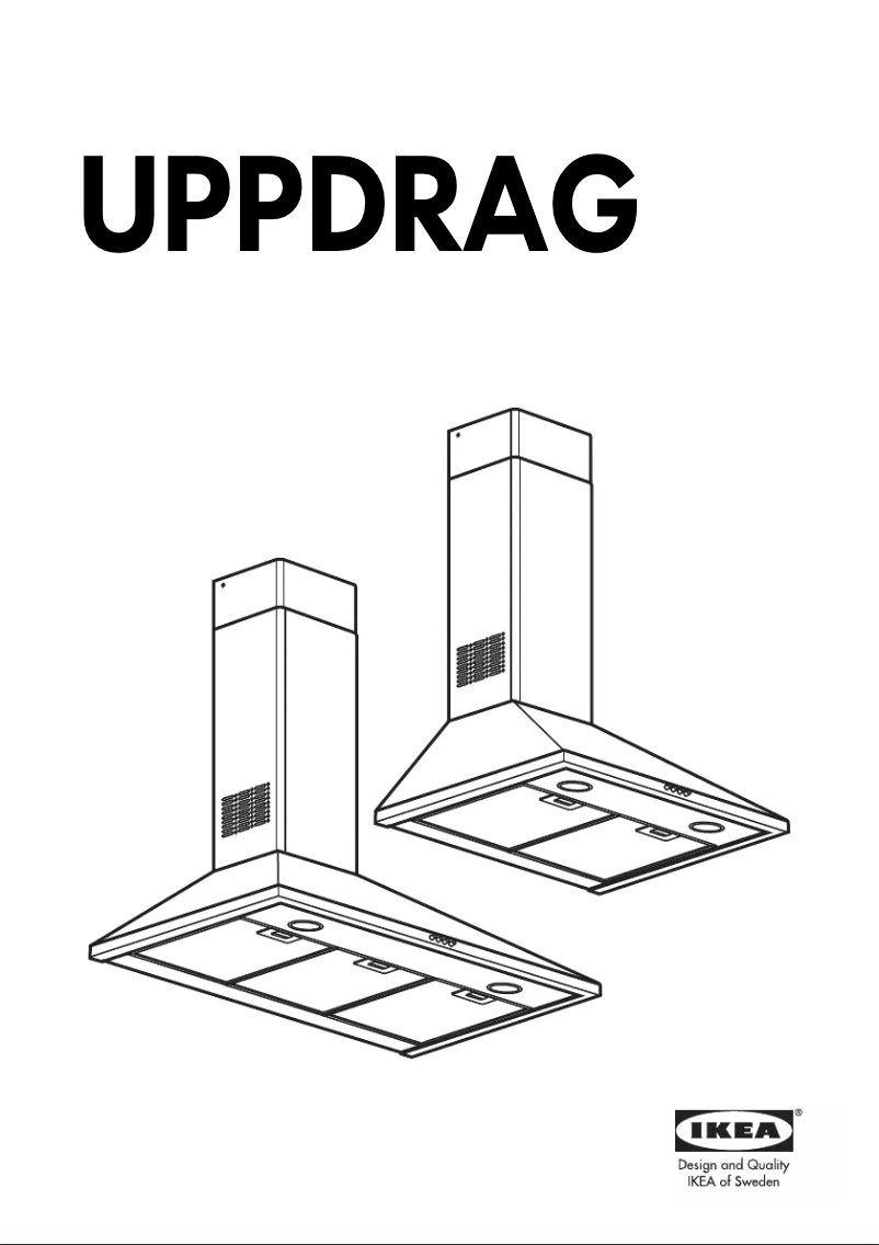 Page 1 de la notice Manuel utilisateur Ikea UPPDRAG