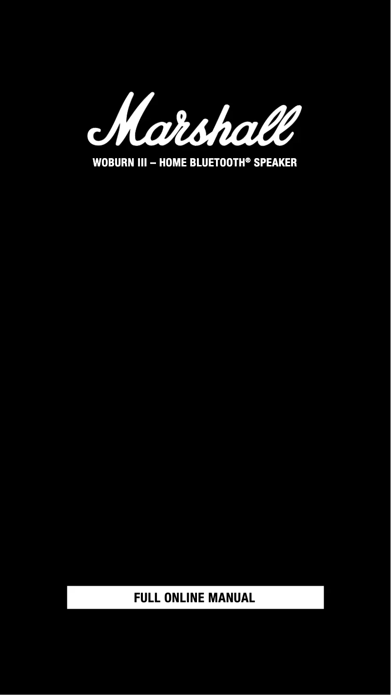 Imagen de la primera página del manual del dispositivo Woburn III