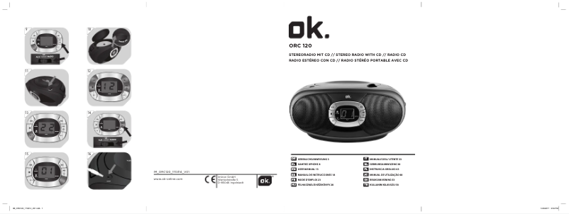 Page 1 de la notice Manuel utilisateur OK ORC 120