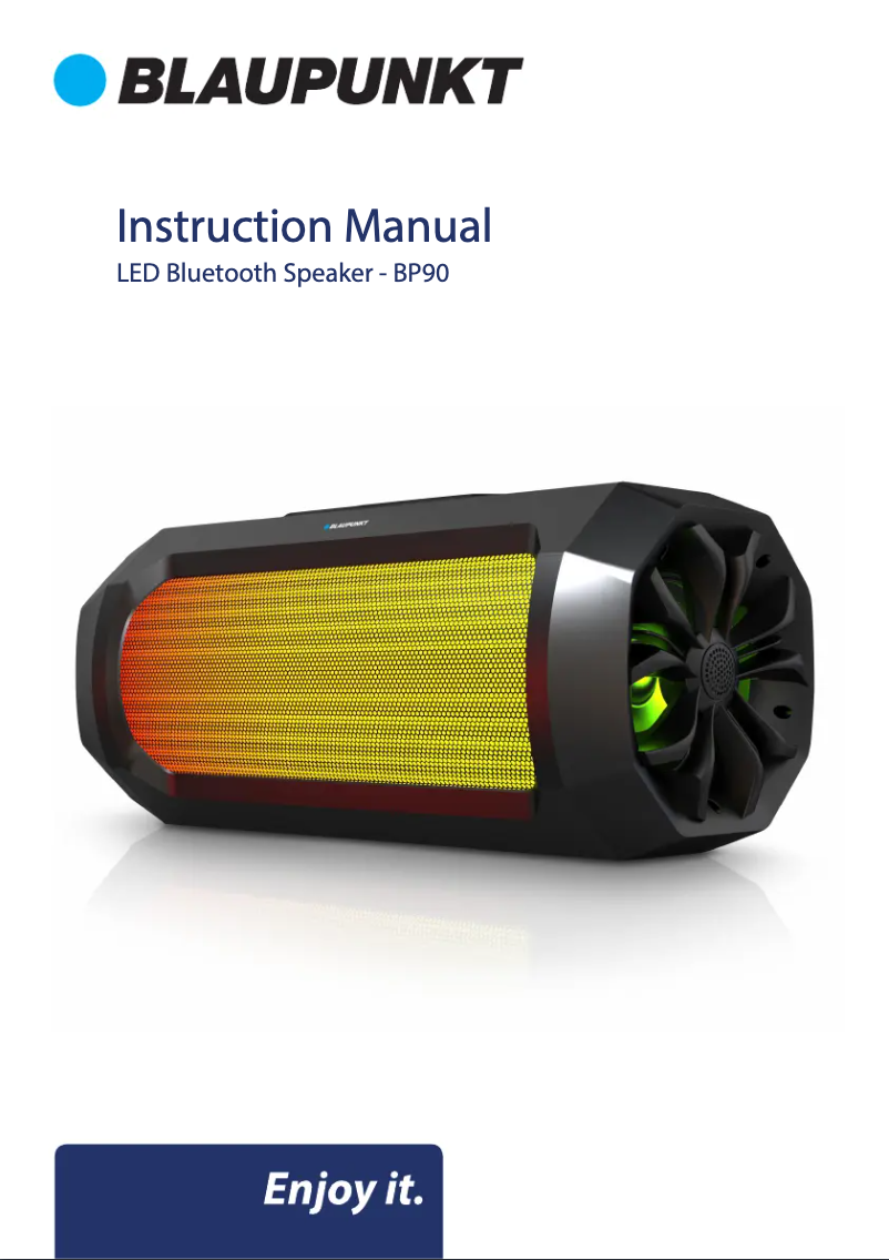 Página 1 del manual Manual de usuario Blaupunkt BP90