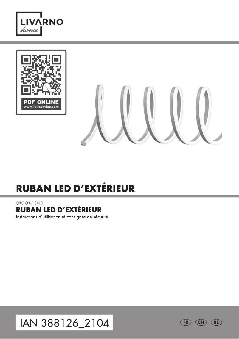 Image de la première page du manuel de l'appareil HG08007