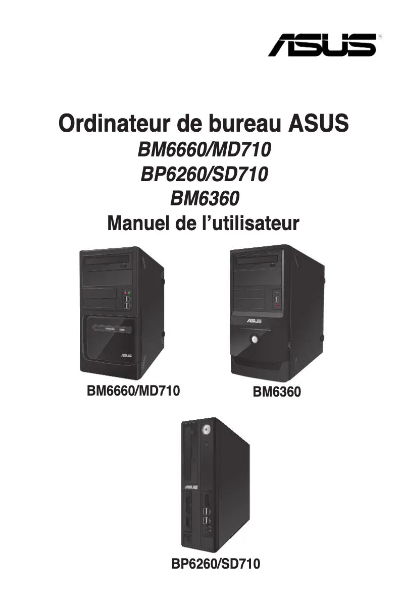 Image de la première page du manuel de l'appareil BM6660