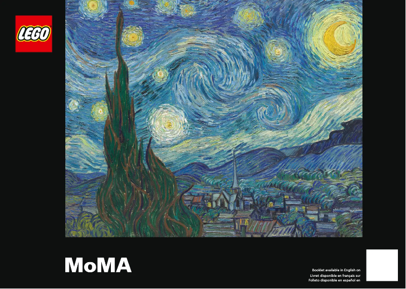 Page 1 de la notice Manuel utilisateur Lego Vincent van Gogh The Starry Night 21333
