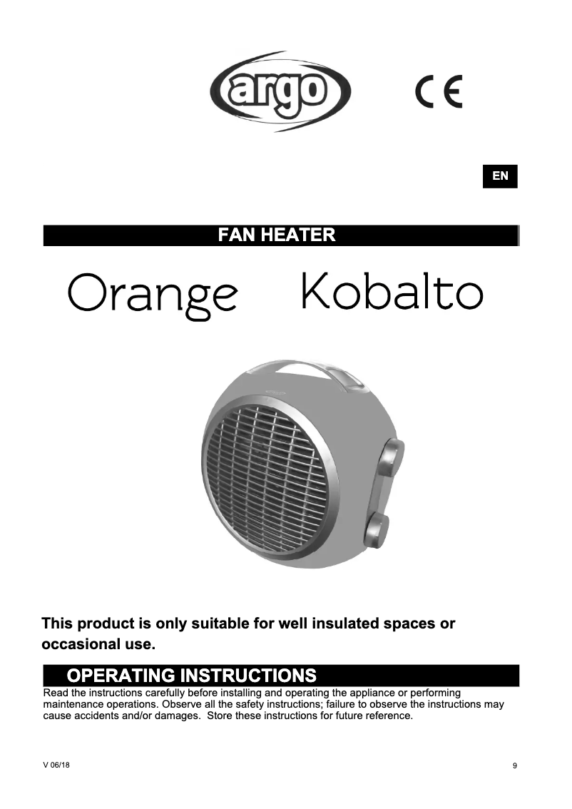 Image de la première page du manuel de l'appareil Kobalto