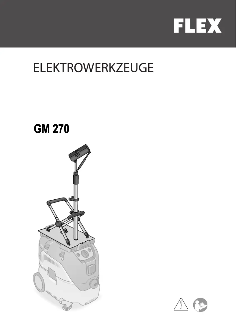 Image de la première page du manuel de l'appareil GM 270