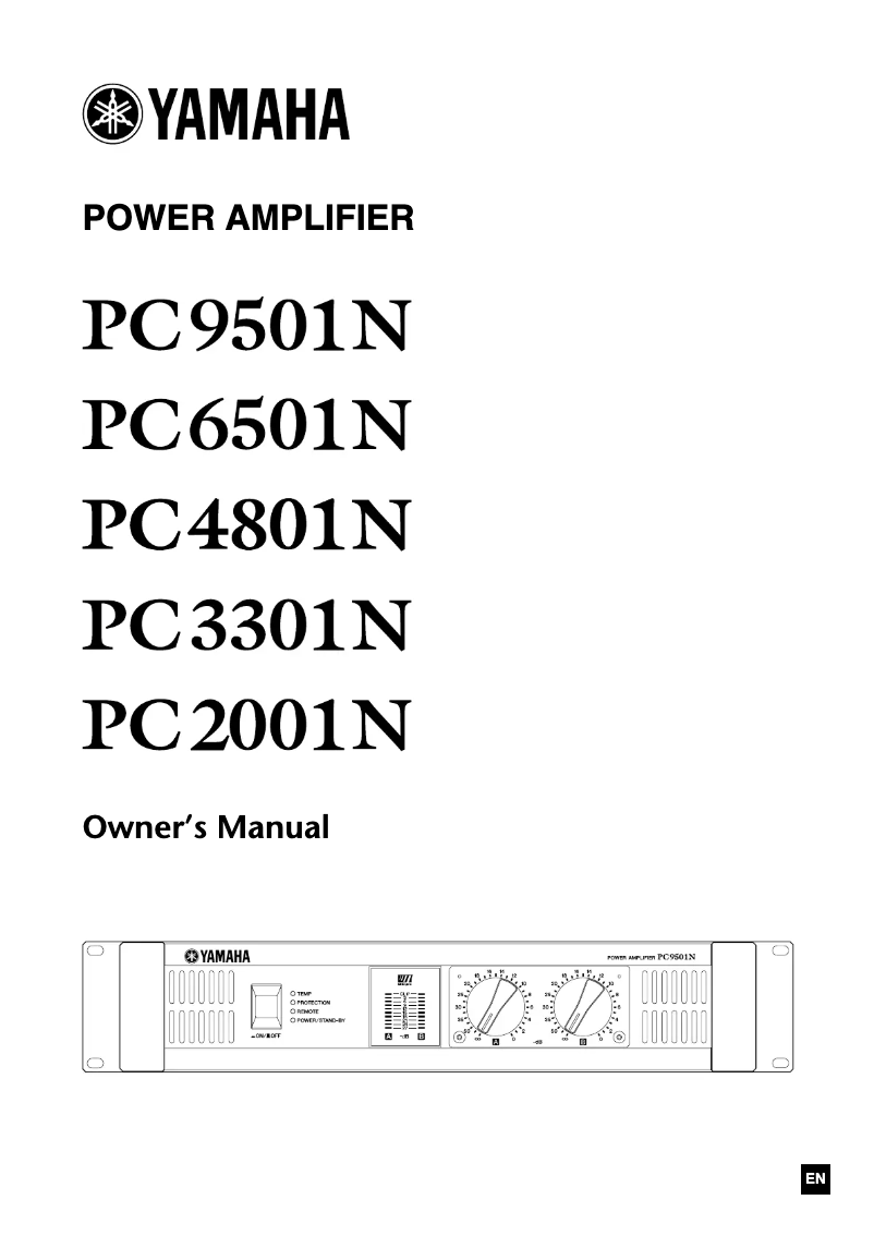 Page n°1 - Manuel utilisateur Yamaha PC4801N