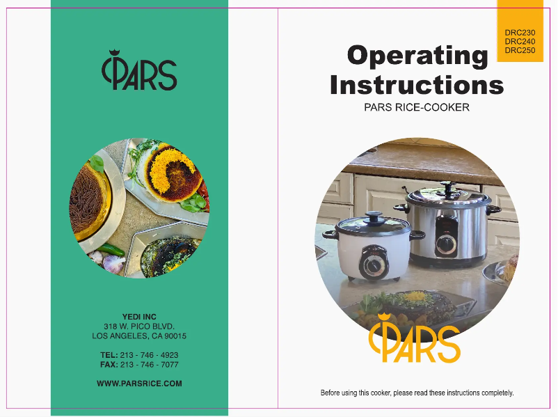 Image de la première page du manuel de l'appareil DRC250