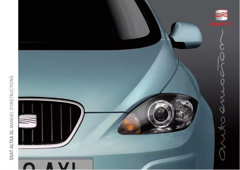 Page 1 de la notice Manuel utilisateur Seat Altea XL (2009)