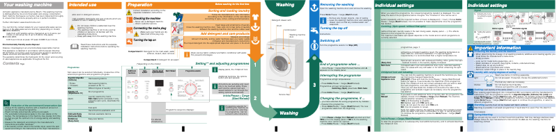 Image de la première page du manuel de l'appareil WAE24367EE