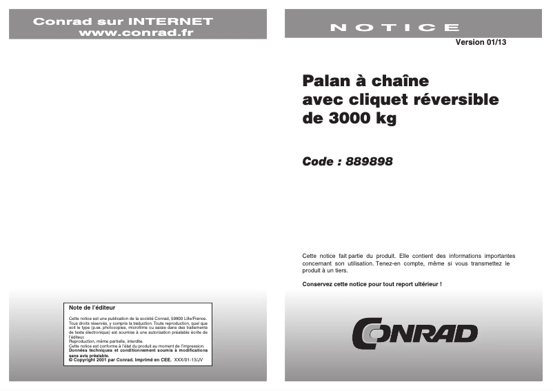 Page n°1 - Manuel utilisateur Berger & Schröter 60318