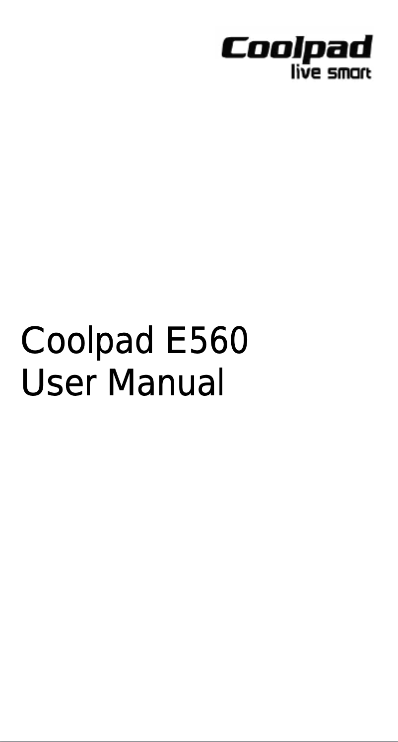 Page n°1 - Manuel utilisateur Coolpad Porto