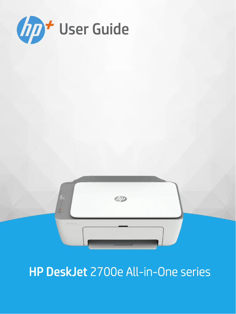 Page n°1 - Manuel utilisateur HP DeskJet 2755e