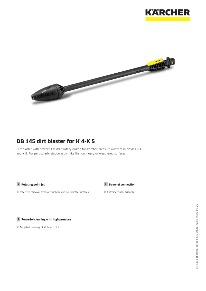 Page n°1 - Manuel utilisateur Kärcher DB 145