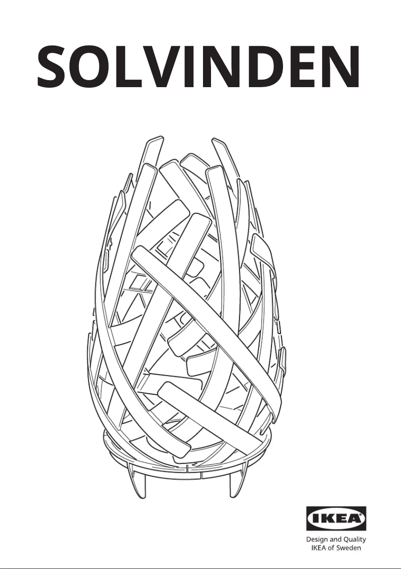 Image de la première page du manuel de l'appareil SOLVINDEN 805.705.91