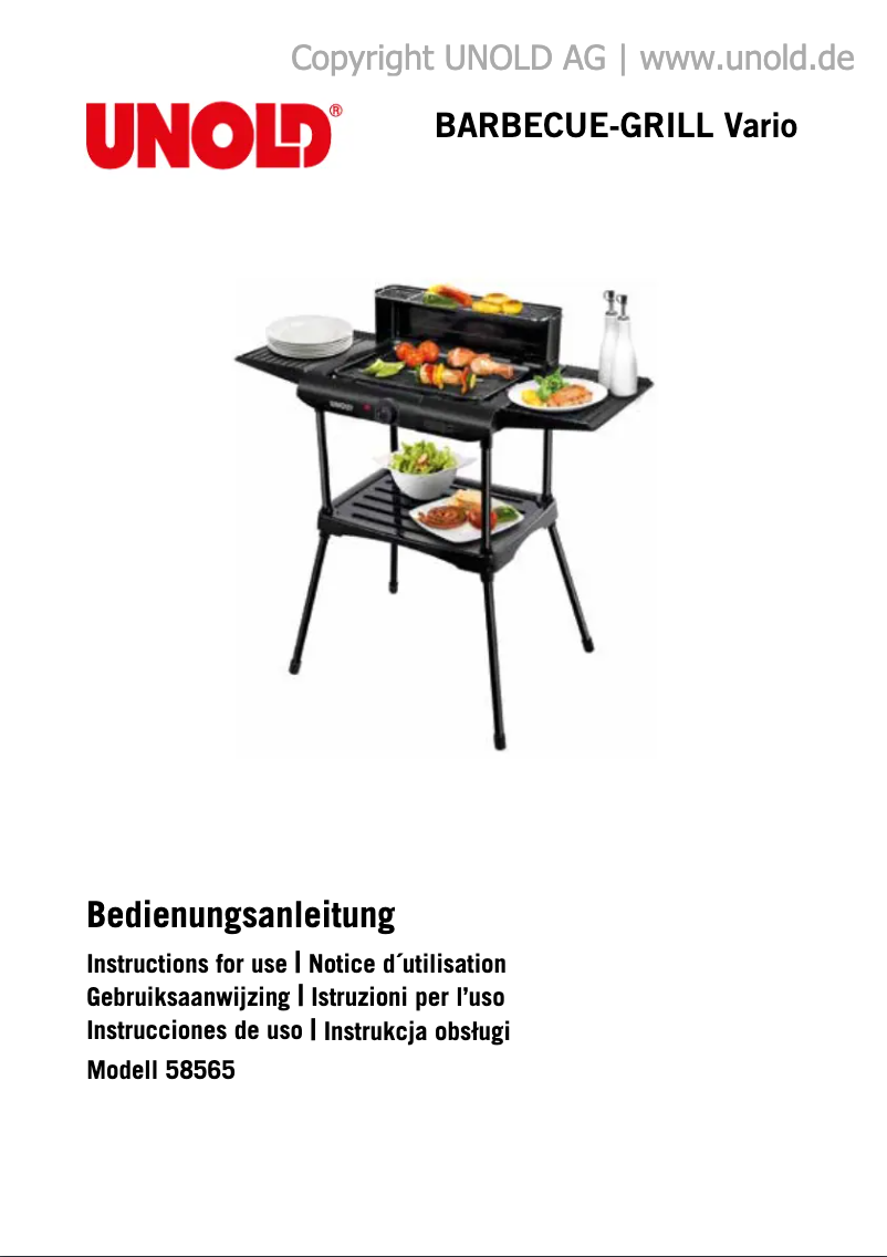 Image de la première page du manuel de l'appareil 58565